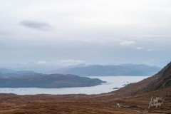 Nahe dem Bealach na Ba Aussichtspunkt, Pass nach Applecross, Highlands, Schottland